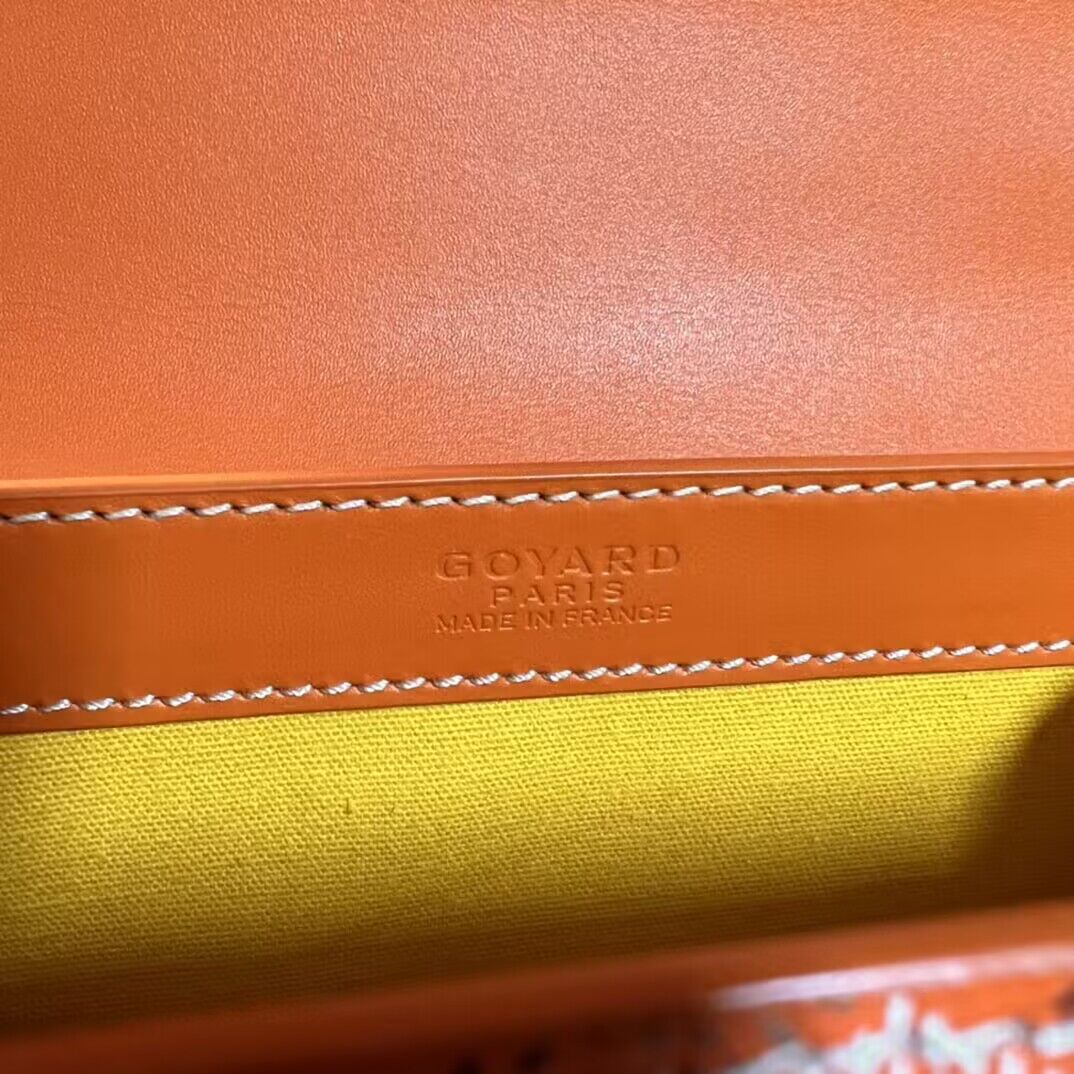 Go*ard coated canvas and leather saigon top handle bag-28cm