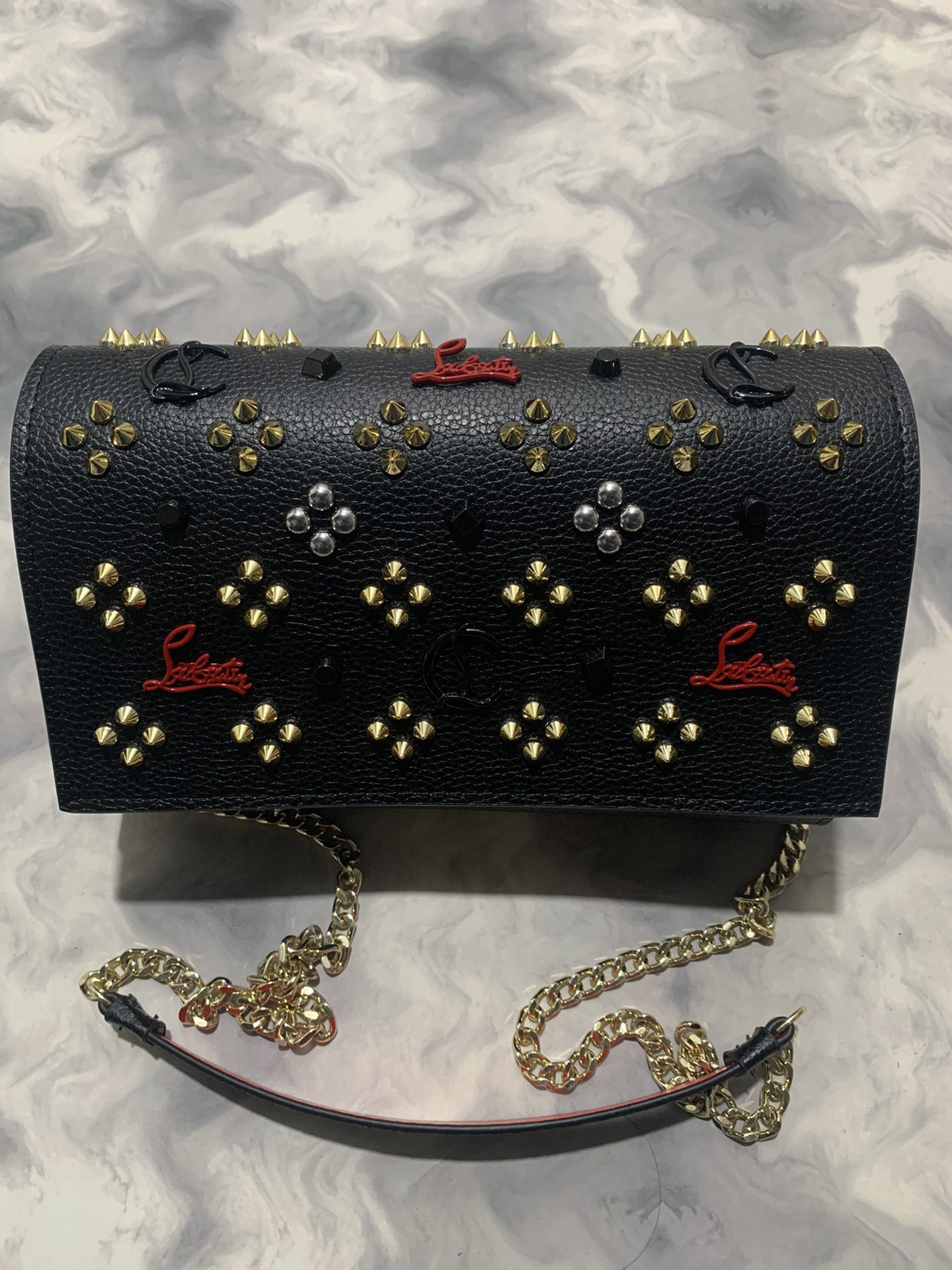 Chr1st1an louboutin bag-14*23*5cm