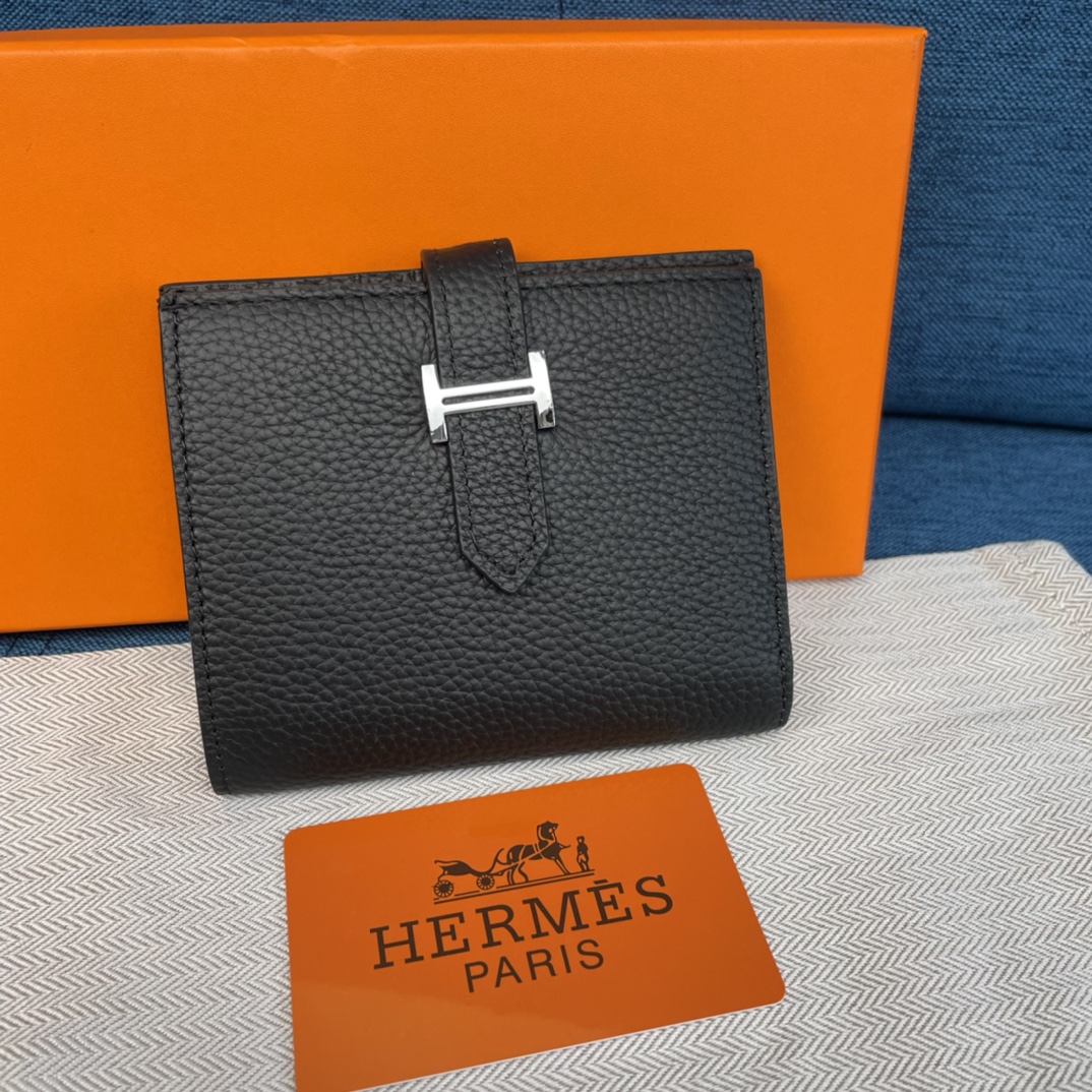 H**mes constance togo leather-10*12cm