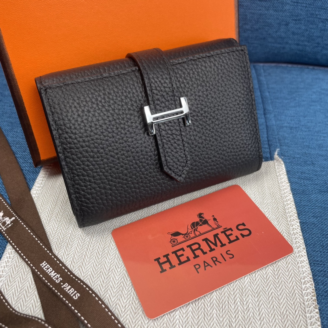 H**mes constance togo leather-10*12cm