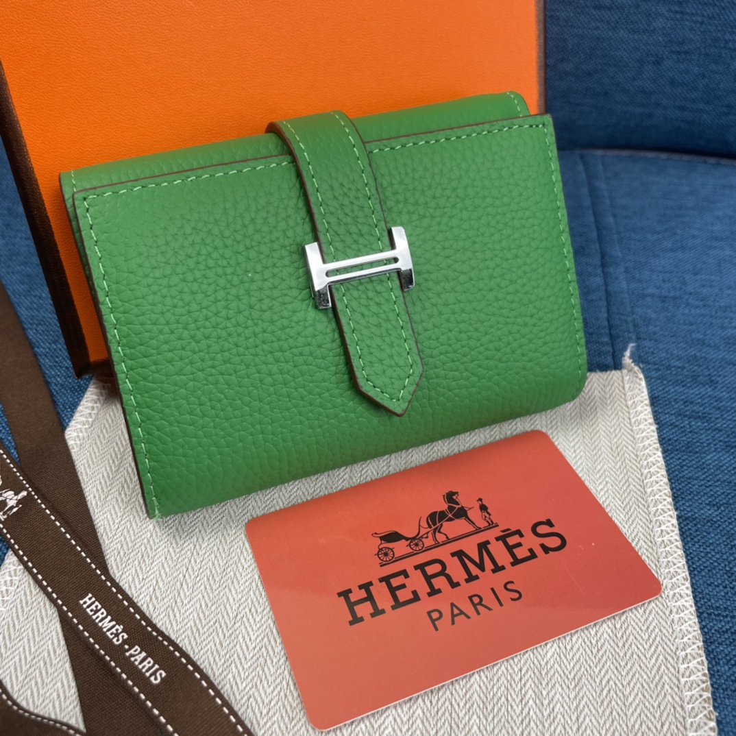 H**mes constance togo leather-10*12cm