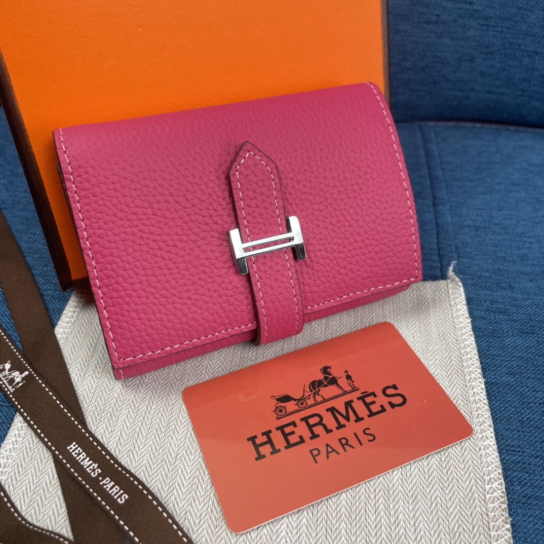H**mes constance togo leather-10*12cm