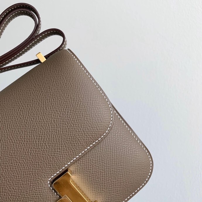 H**mes constance epsom leather-19cm
