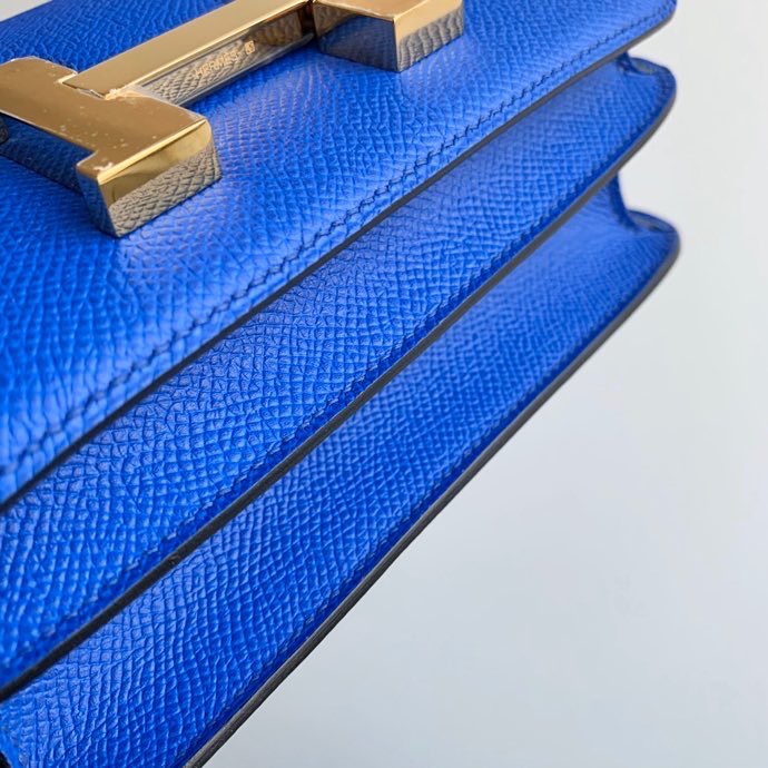 H**mes constance epsom leather-19cm