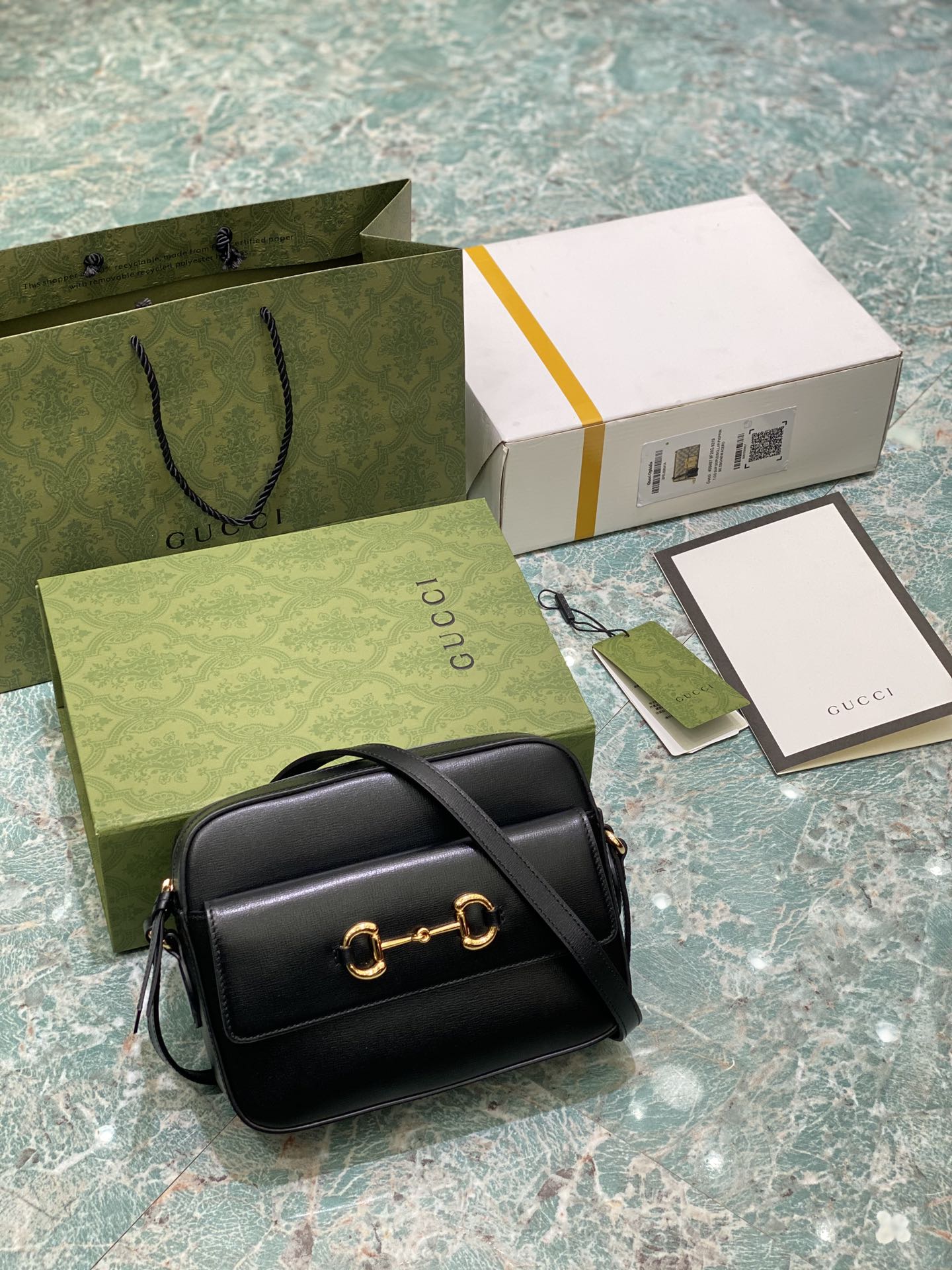 G*u*i 1955 handbag-22.5*17*6.5cm