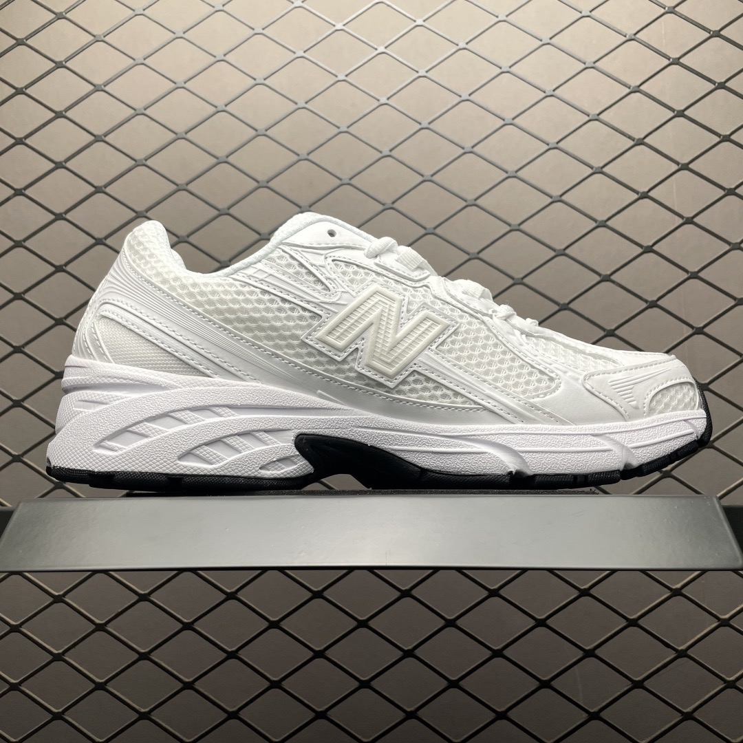 New Balance 740 "Triple White" Sneakers | White