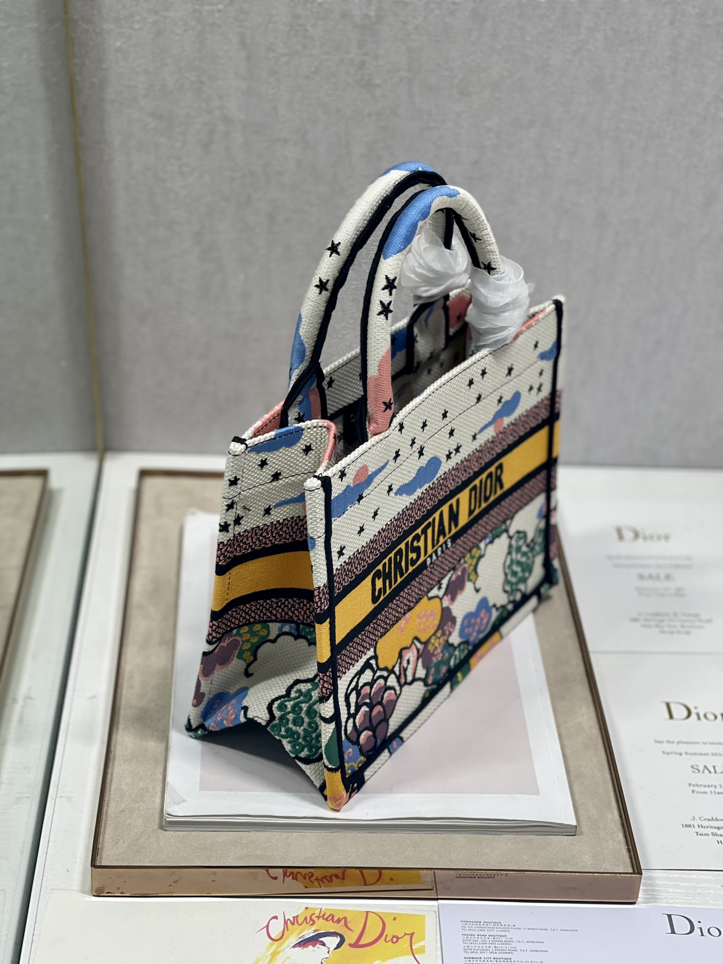 D*or small book tote-26*8*22cm