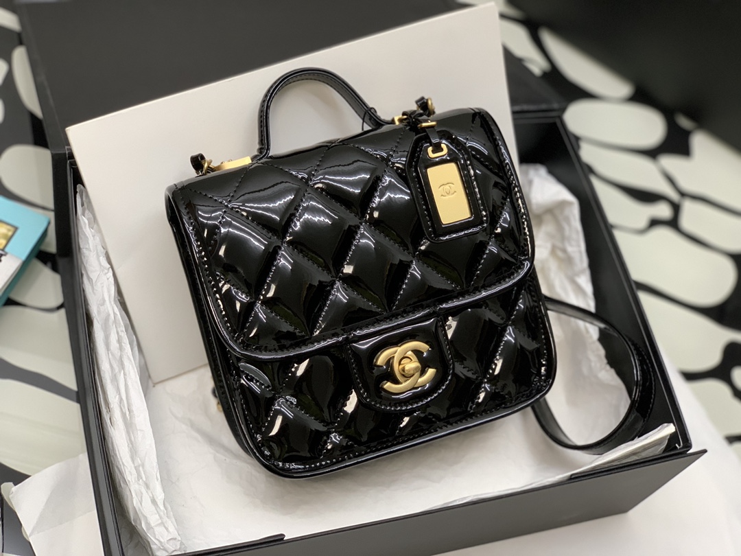 Ch@nel Flap Bag-17*20.5*6CM