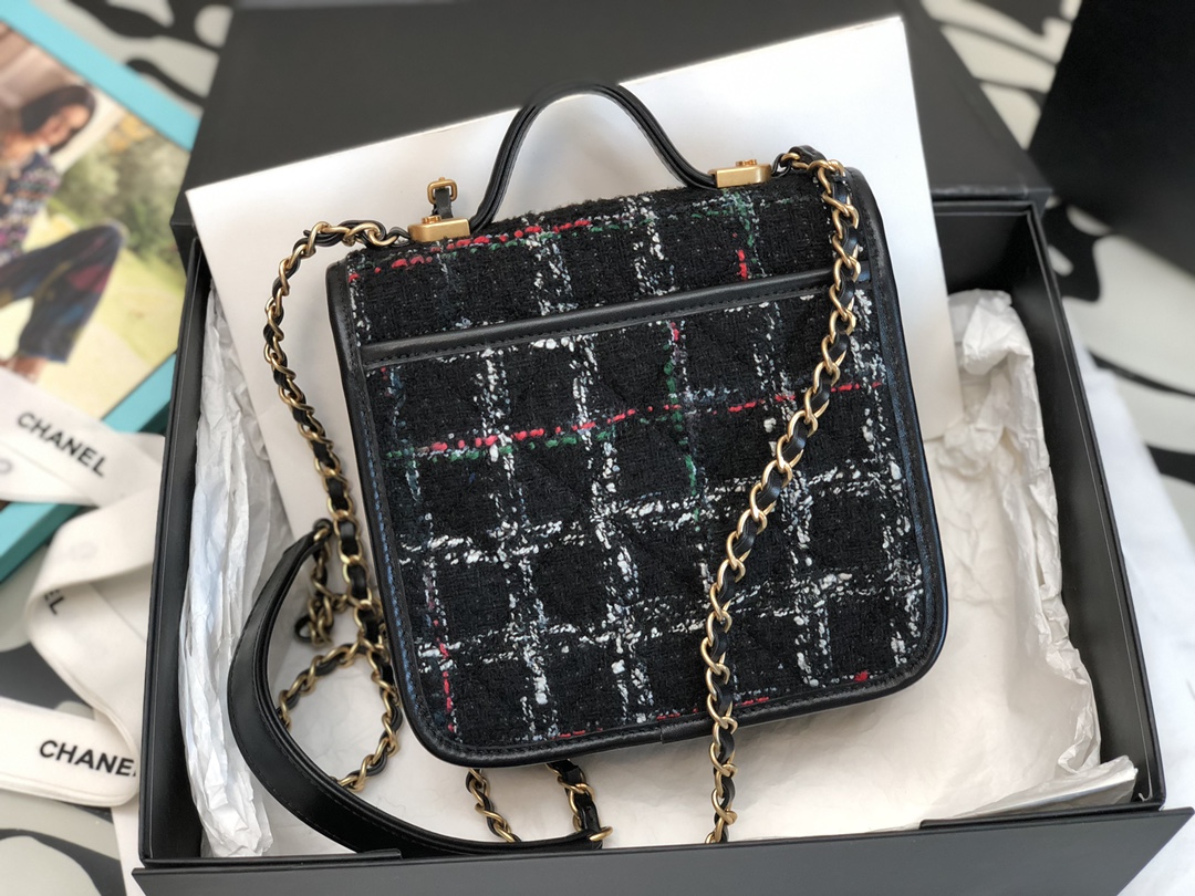 Ch@nel Flap Bag-17*20.5*6CM