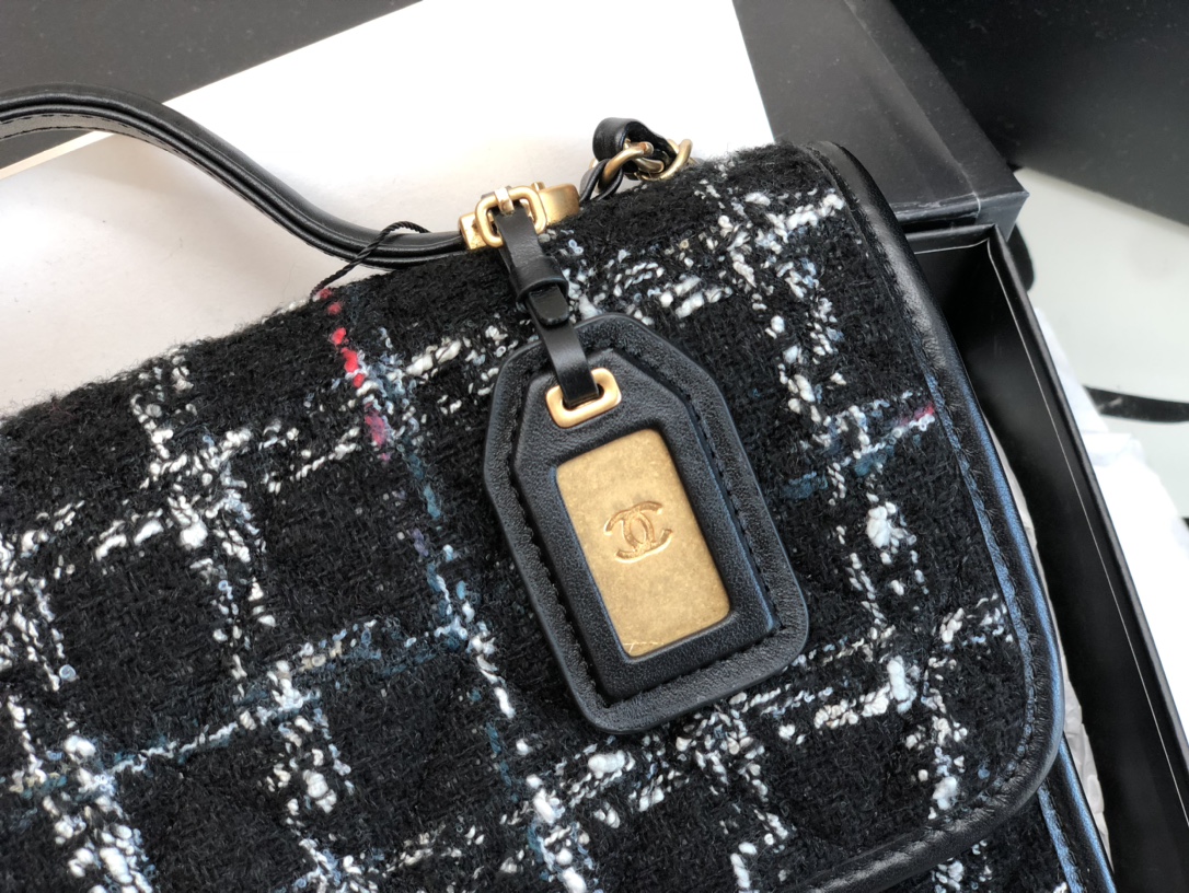 Ch@nel Flap Bag-25*21*7CM