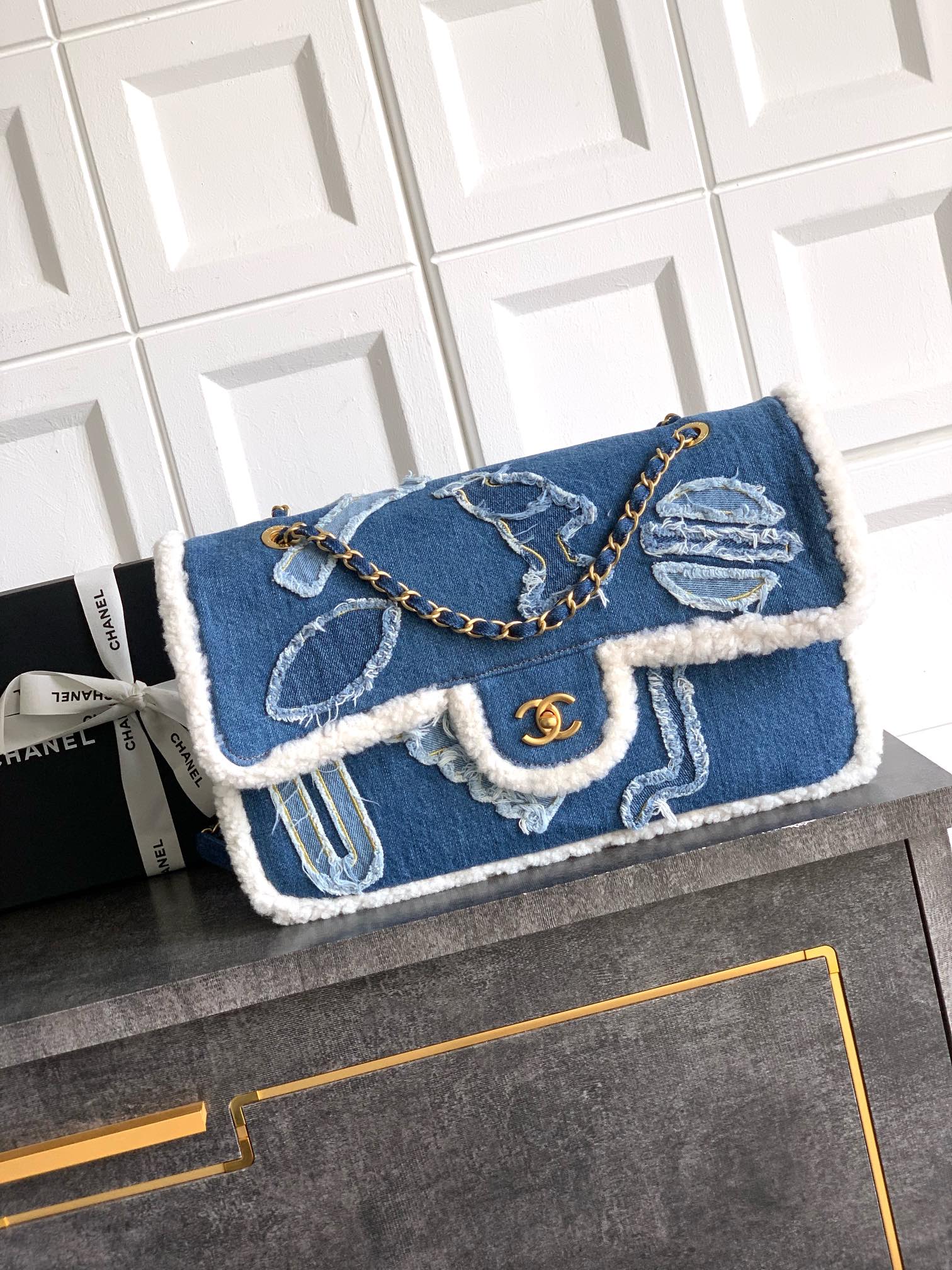 Ch@nel Flap Bag-36CM