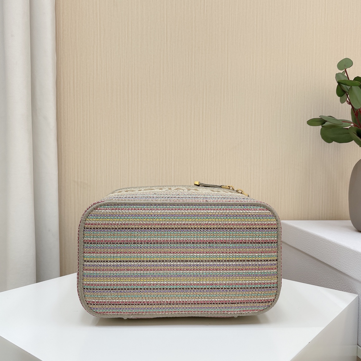 D*or oblique cosmetic bag-25x15x14cm