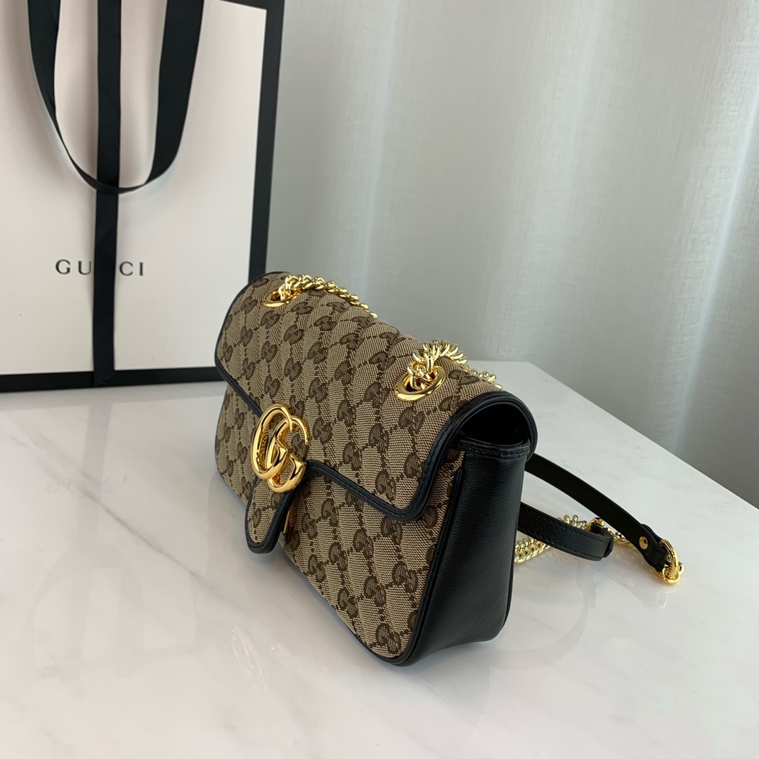 G*u*i marmont bag-14*23*6cm