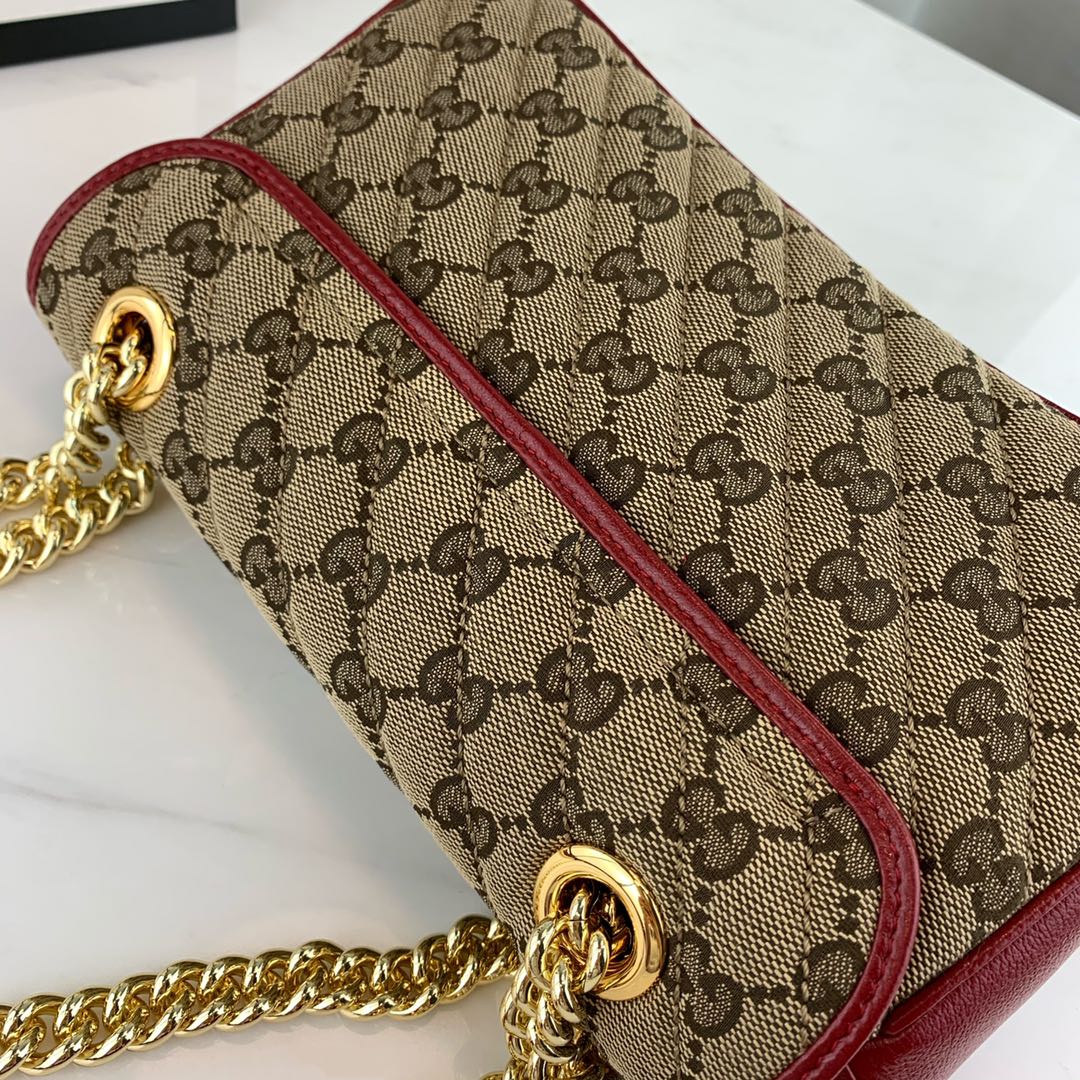 G*u*i marmont bag-14*23*6cm