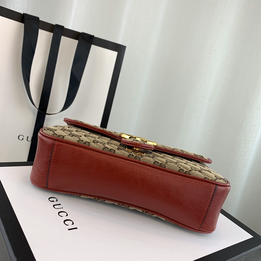 G*u*i marmont bag-14*23*6cm