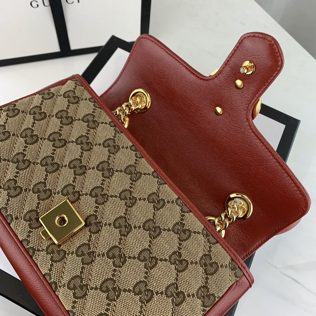 G*u*i marmont bag-14*23*6cm