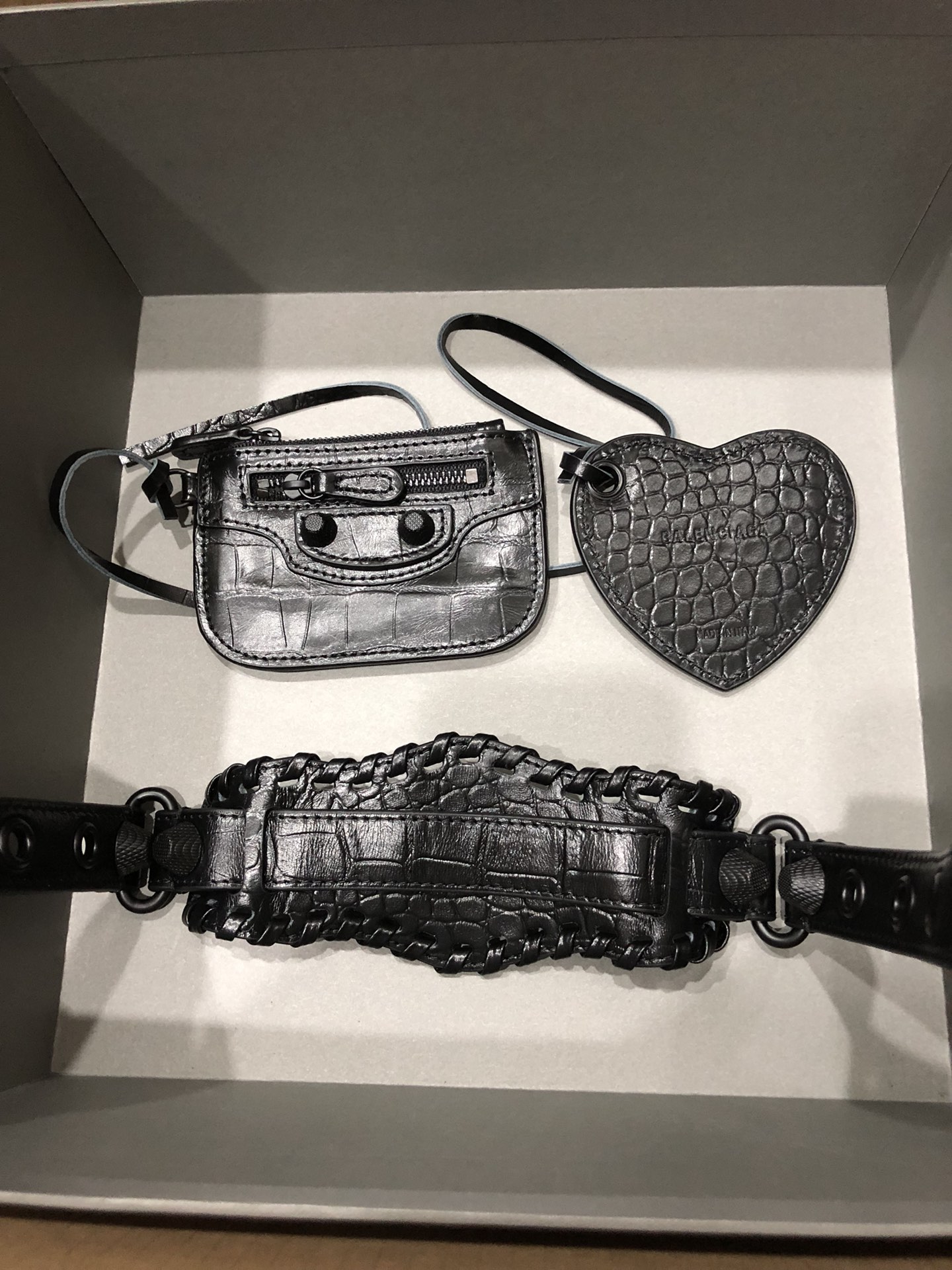 Balenciag Le Cagole Handbags-Crocodile-33*16*8CM