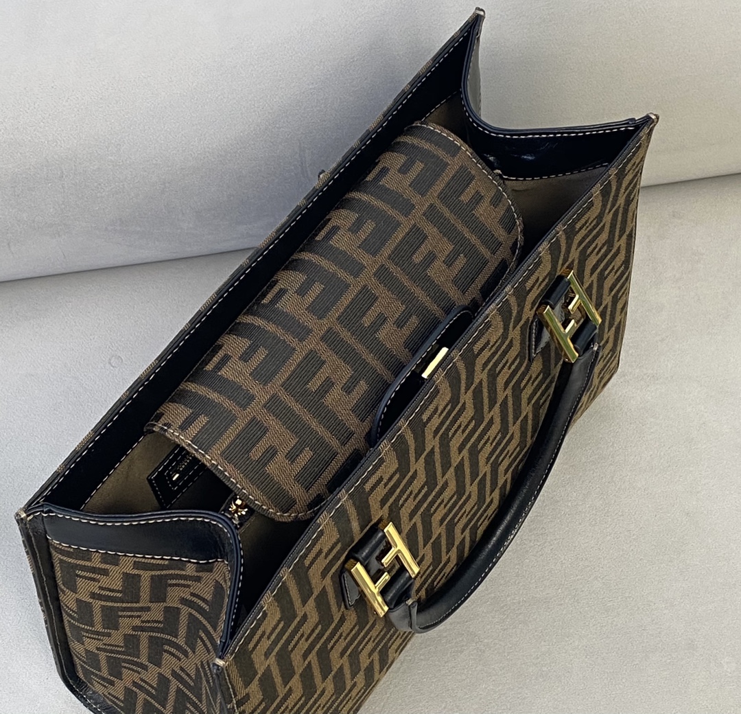 F**di vintage handbags-35×12×30cm
