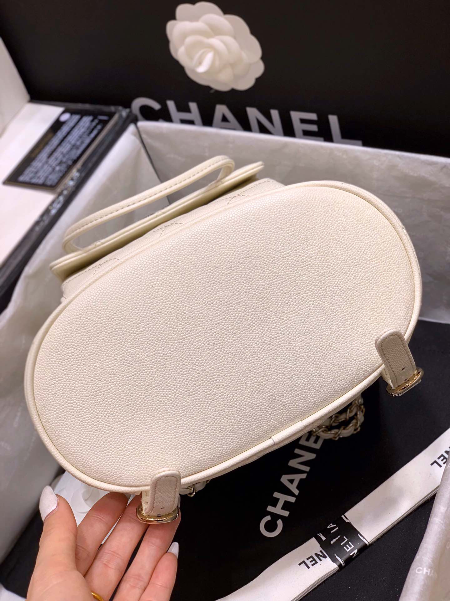 Ch@nel Backpack -22.5x24x12CM