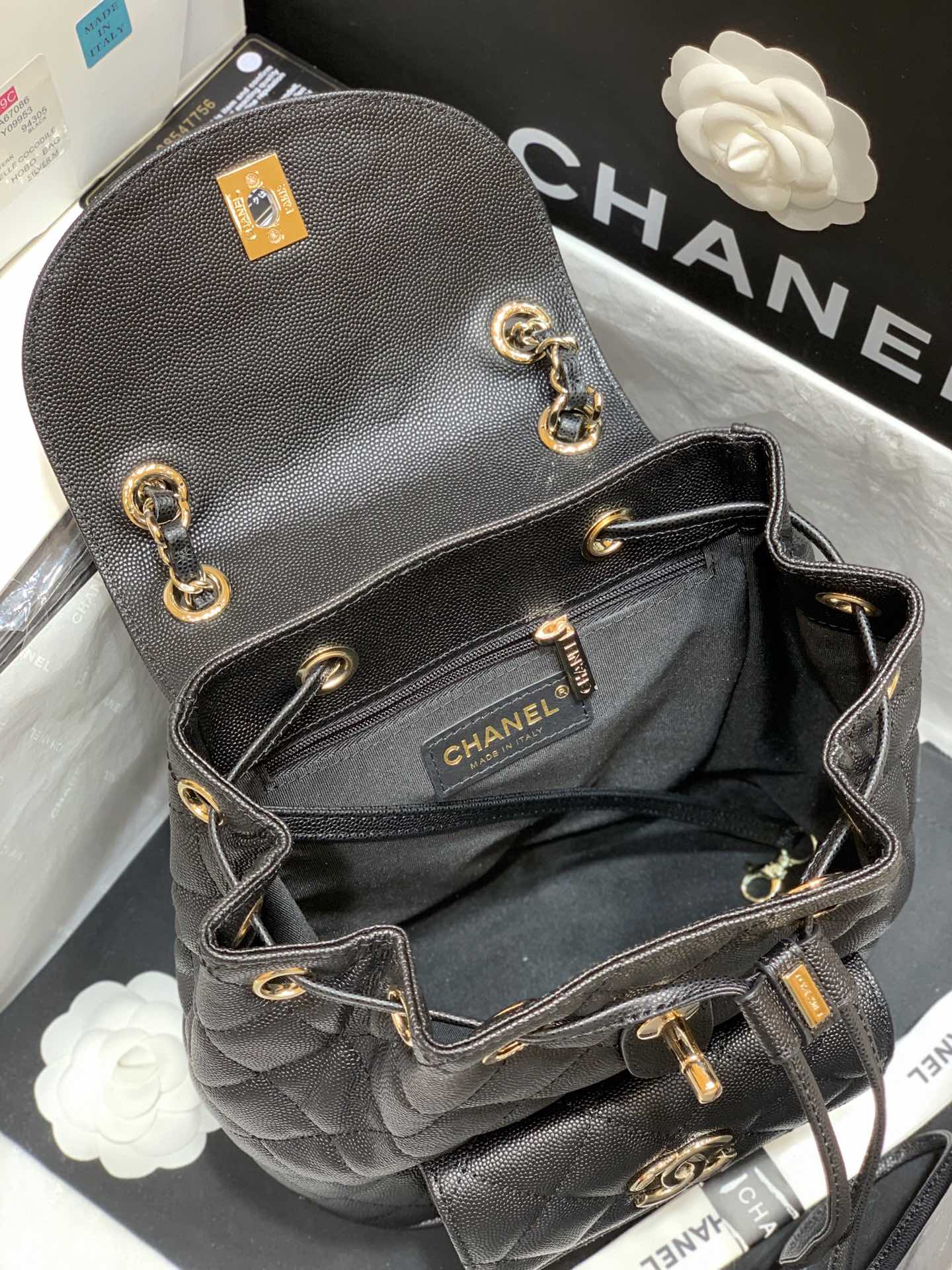 Ch@nel Backpack -22.5x24x12CM