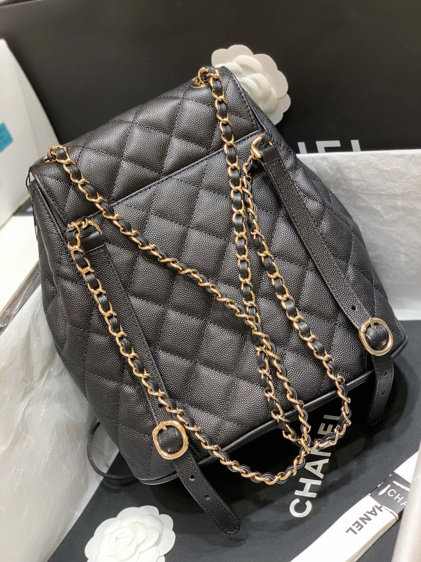 Ch@nel Backpack -22.5x24x12CM
