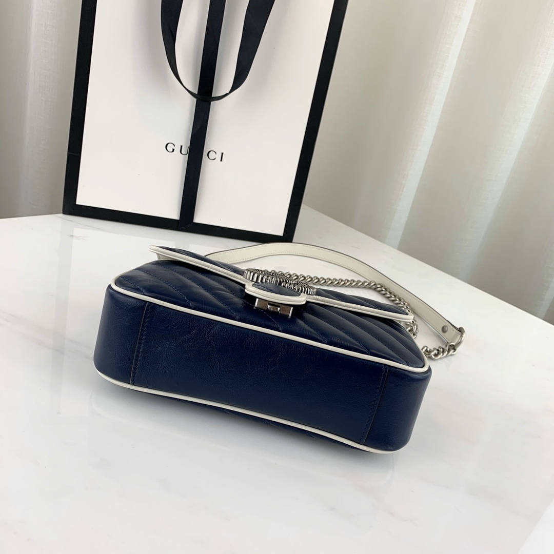 G*u*i marmont bag-14*23*6cm