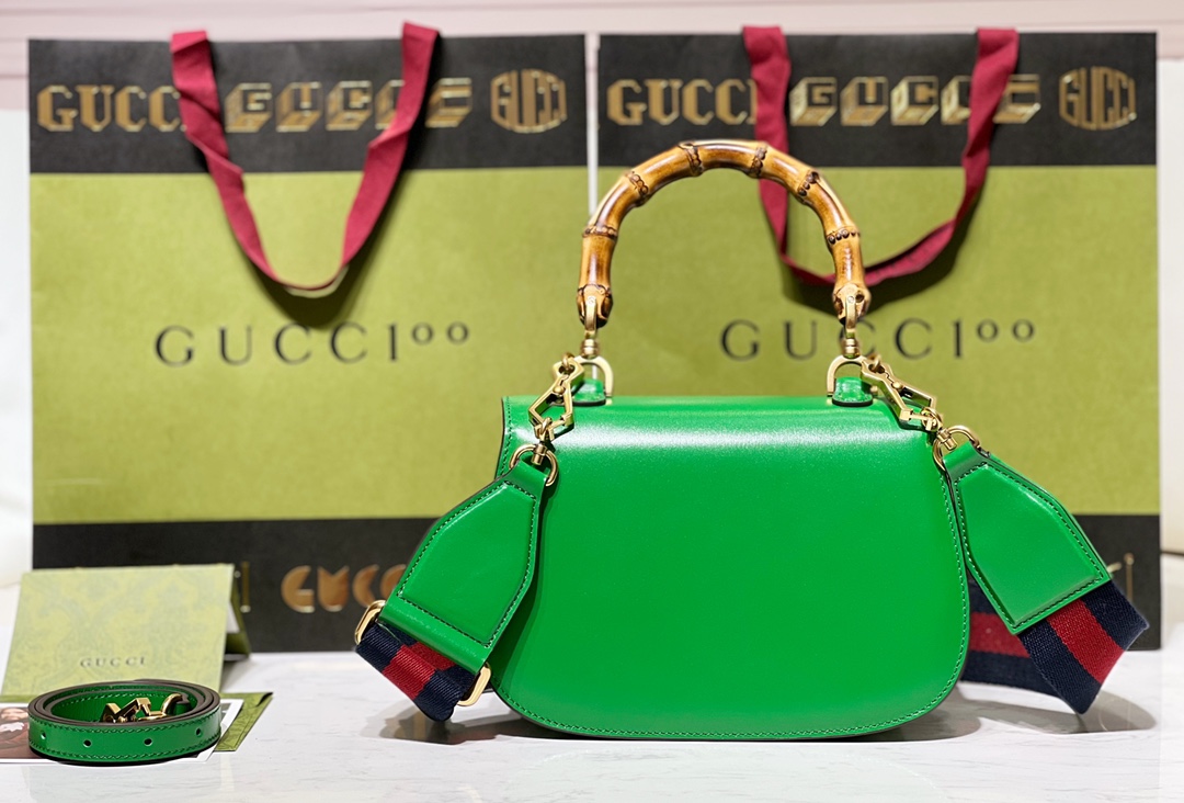G*u*i bamboo handbag-211*15*7cm