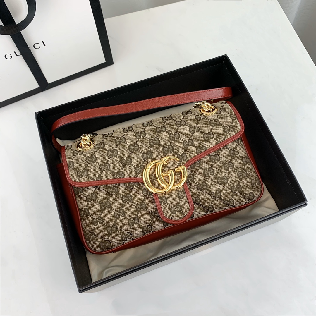 G*u*i marmont bag-26*15*7cm