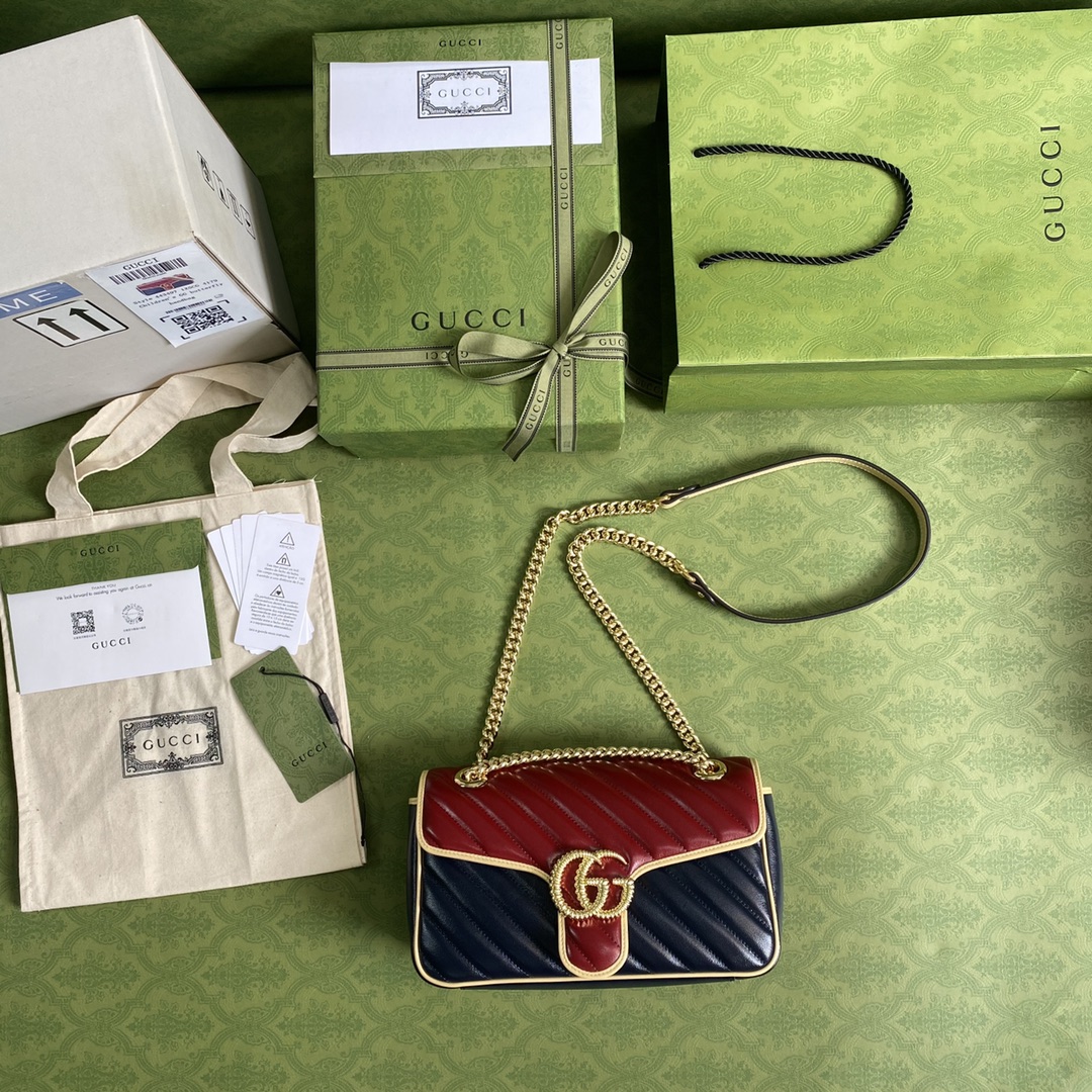 G*u*i marmont bag-26*15*7cm