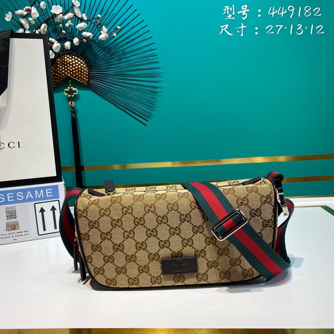 G*u*i crossbody bag-27*13*12cm