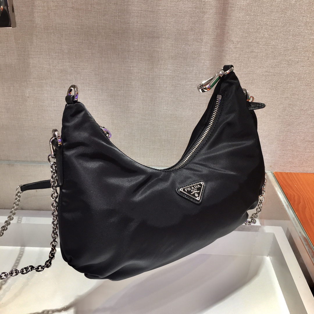 Pra*a hobo bag-1bh172 -24*16*7cm
