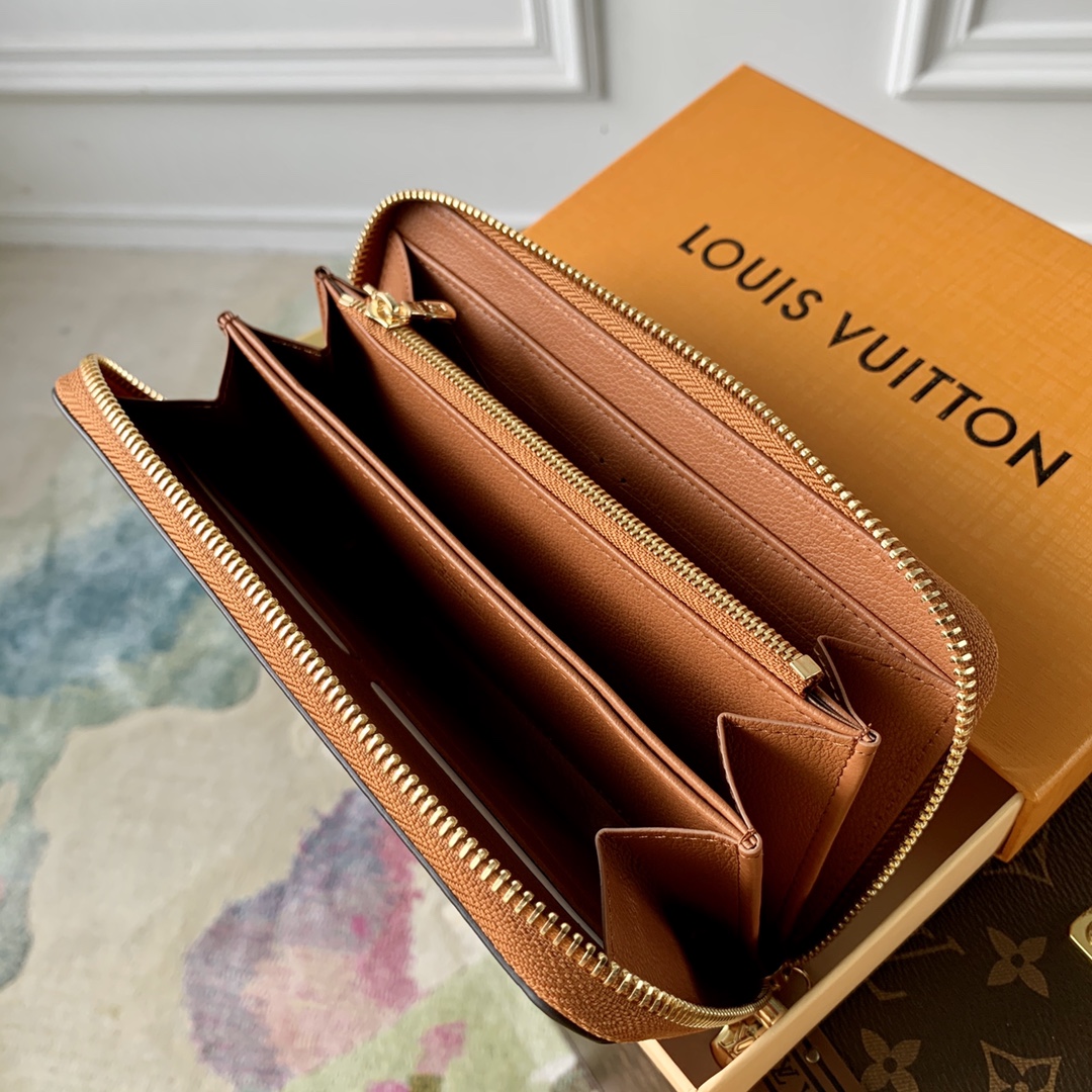 l0*is V*t0n monogram vernis zippy wallet m81141-19.5x10.5x2.5cm