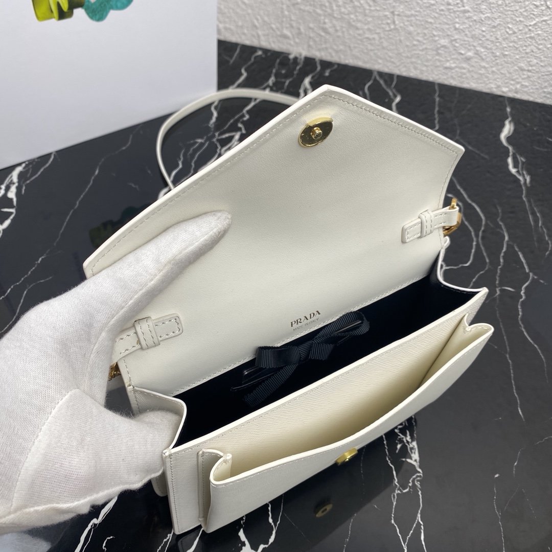 Pra*a 1bp020 saffiano chain bag-20*12*4cm