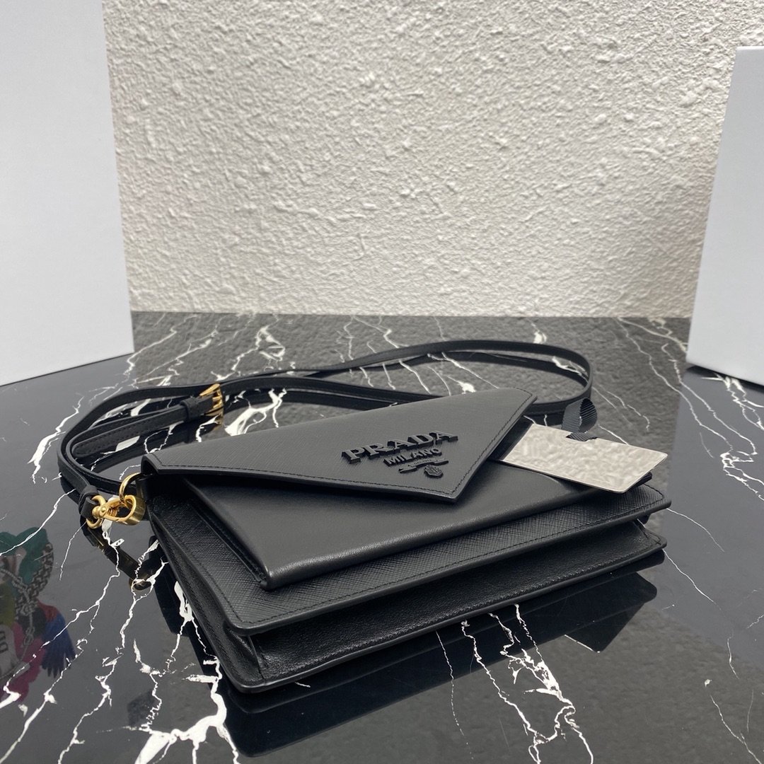 Pra*a 1bp020 saffiano chain bag-20*12*4cm