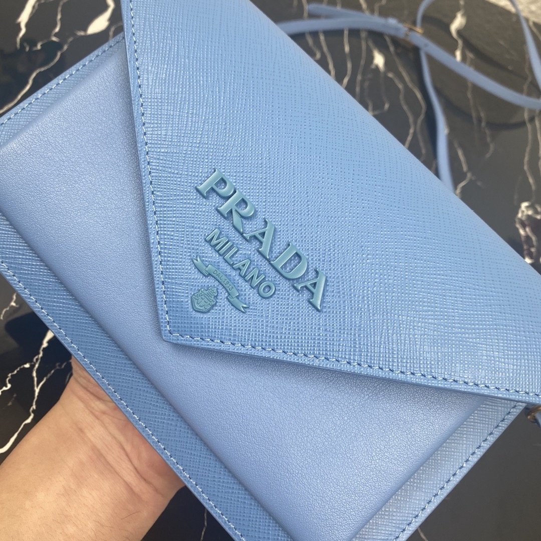 Pra*a 1bp020 saffiano chain bag-20*12*4cm