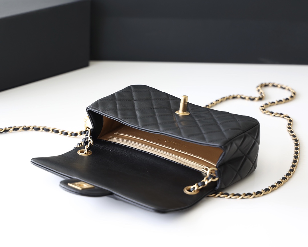 Ch@nel Flap Bag-17&20CM