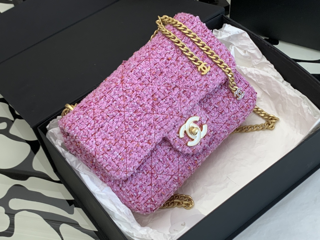 Ch@nel Flap Bag-21*14.5*5CM