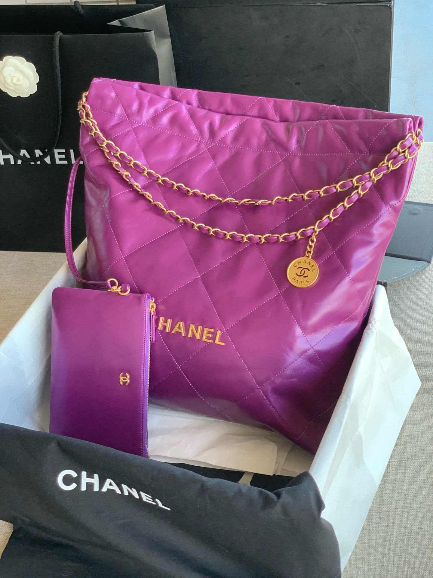 Ch@nel 2022SS Handbags-35*37*7/39*42*8/48*45*10CM