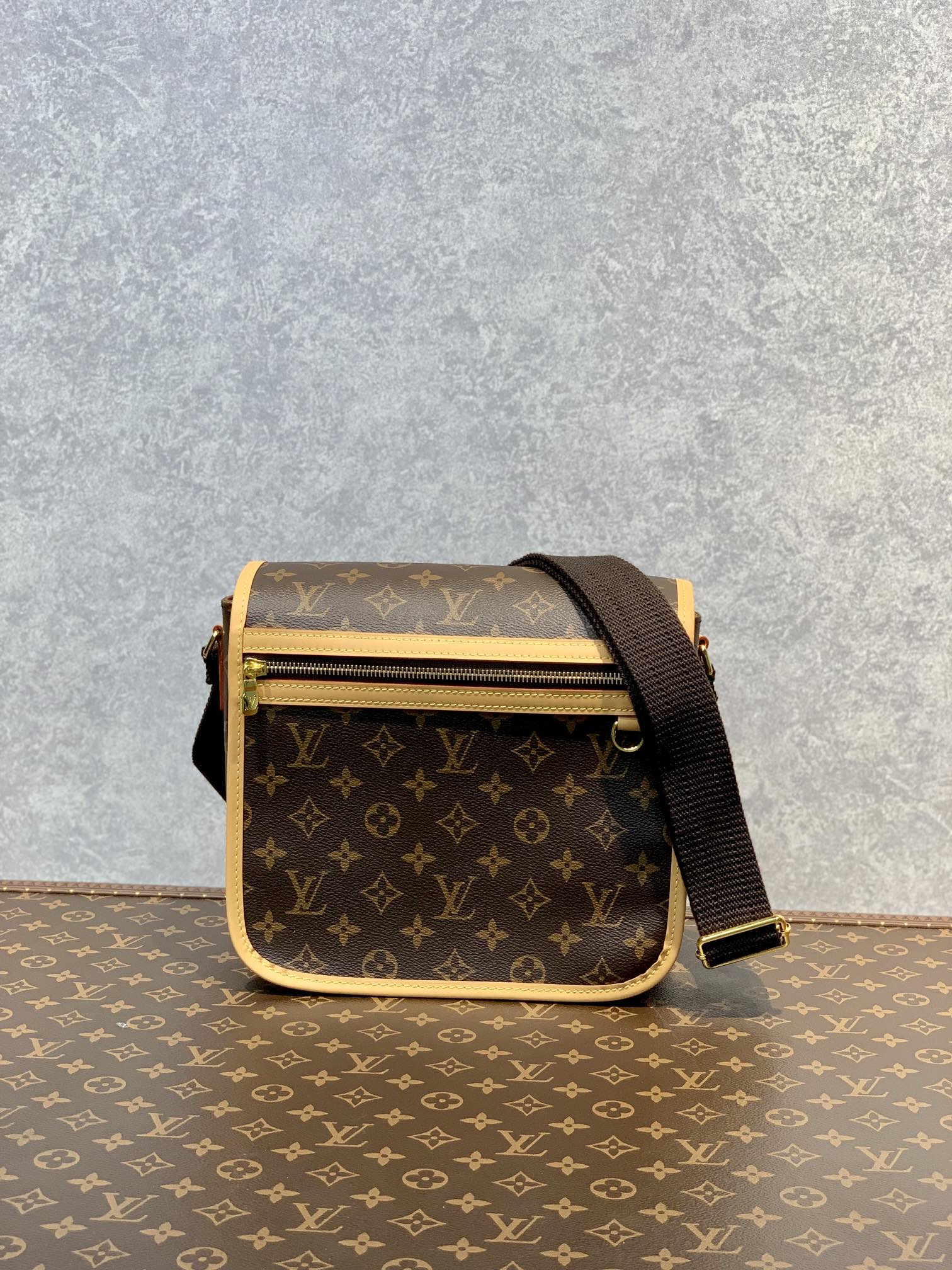 l0*is V*t0n m40106 vintage bag-25×9×21cm