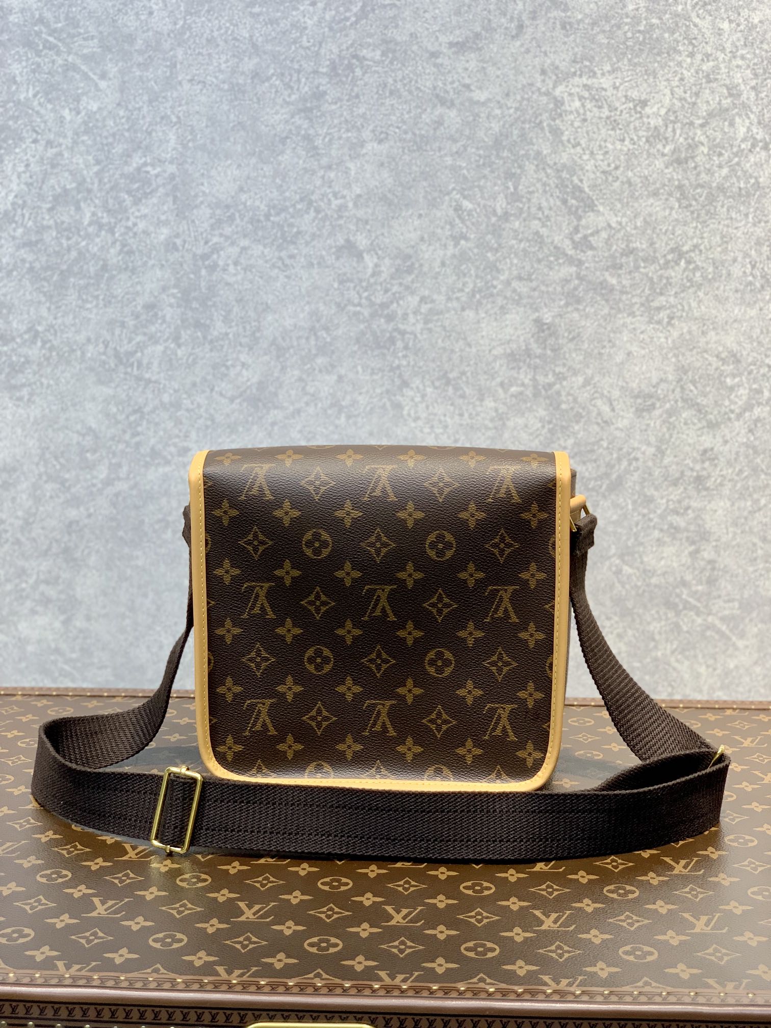 l0*is V*t0n m40106 vintage bag-25×9×21cm