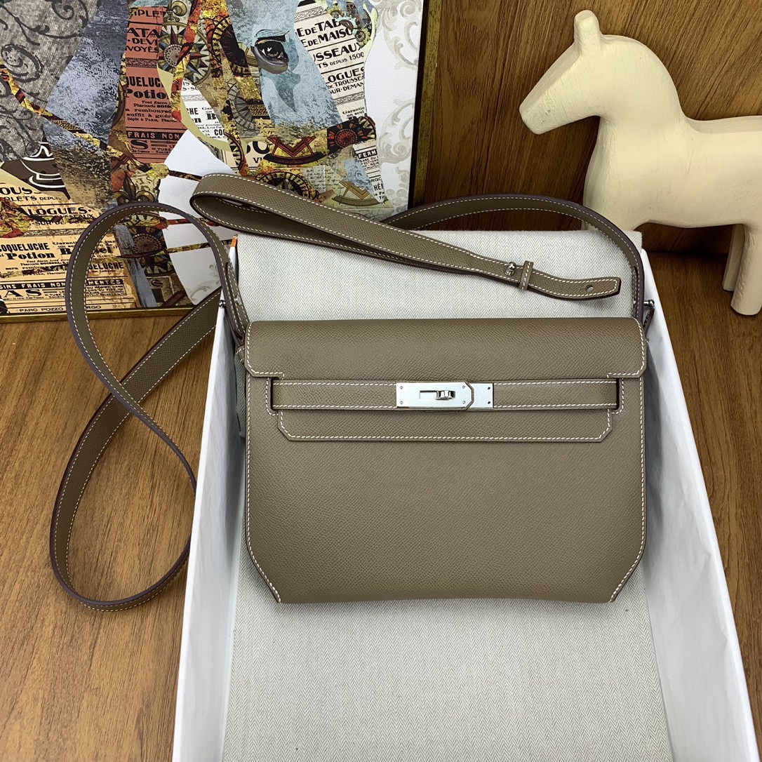 H**me5 Epsom Kelly Depeches 25 Pouch-29CM