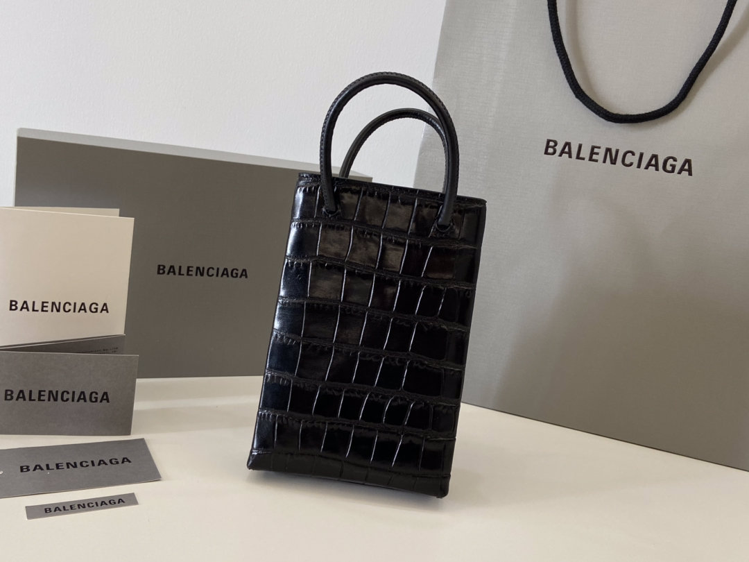 Ba*len*cia*ga mini tote-18*4.5*12cm