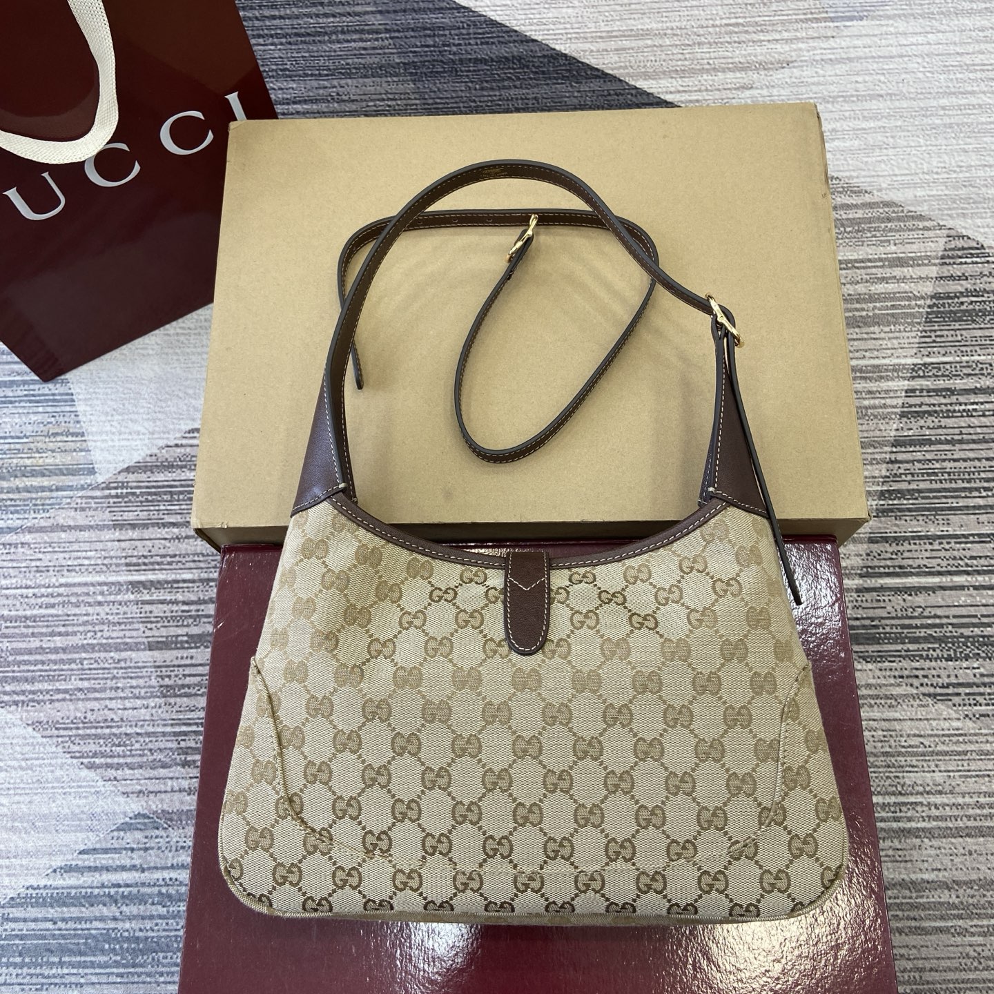 Gvc*1 Jackie 1961 Hobo Bag-28*19*4.5CM