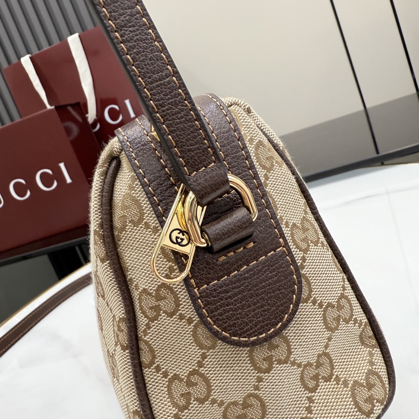 G*ucci Gvc*1 Horsebit Web Small Camera Bag -22*13.5*9CM