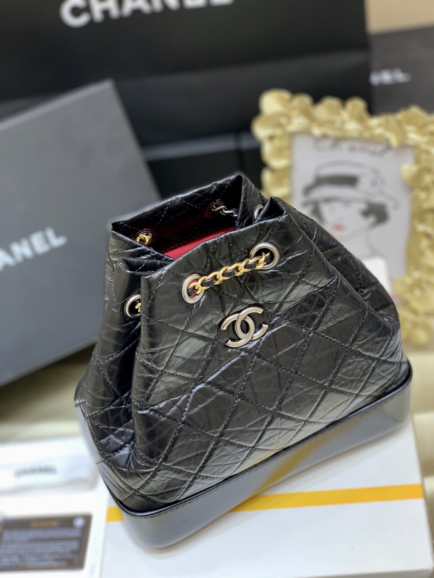 Ch@nel Gabrielle Backpack-23x22.5x10.5CM
