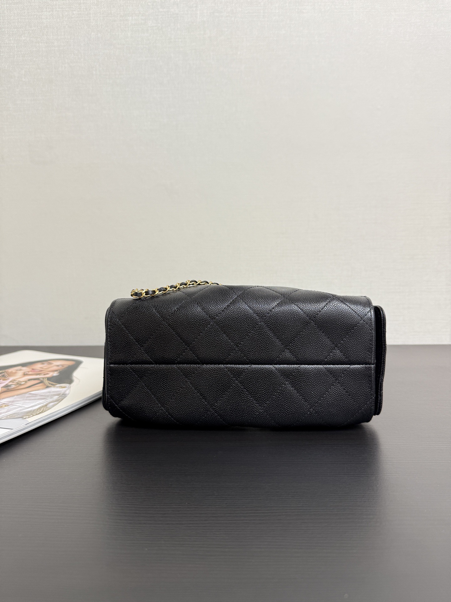 Ch*nel Caviar Quilted Mini Ch**el 25 Handbag Black-20x22x12.5CM