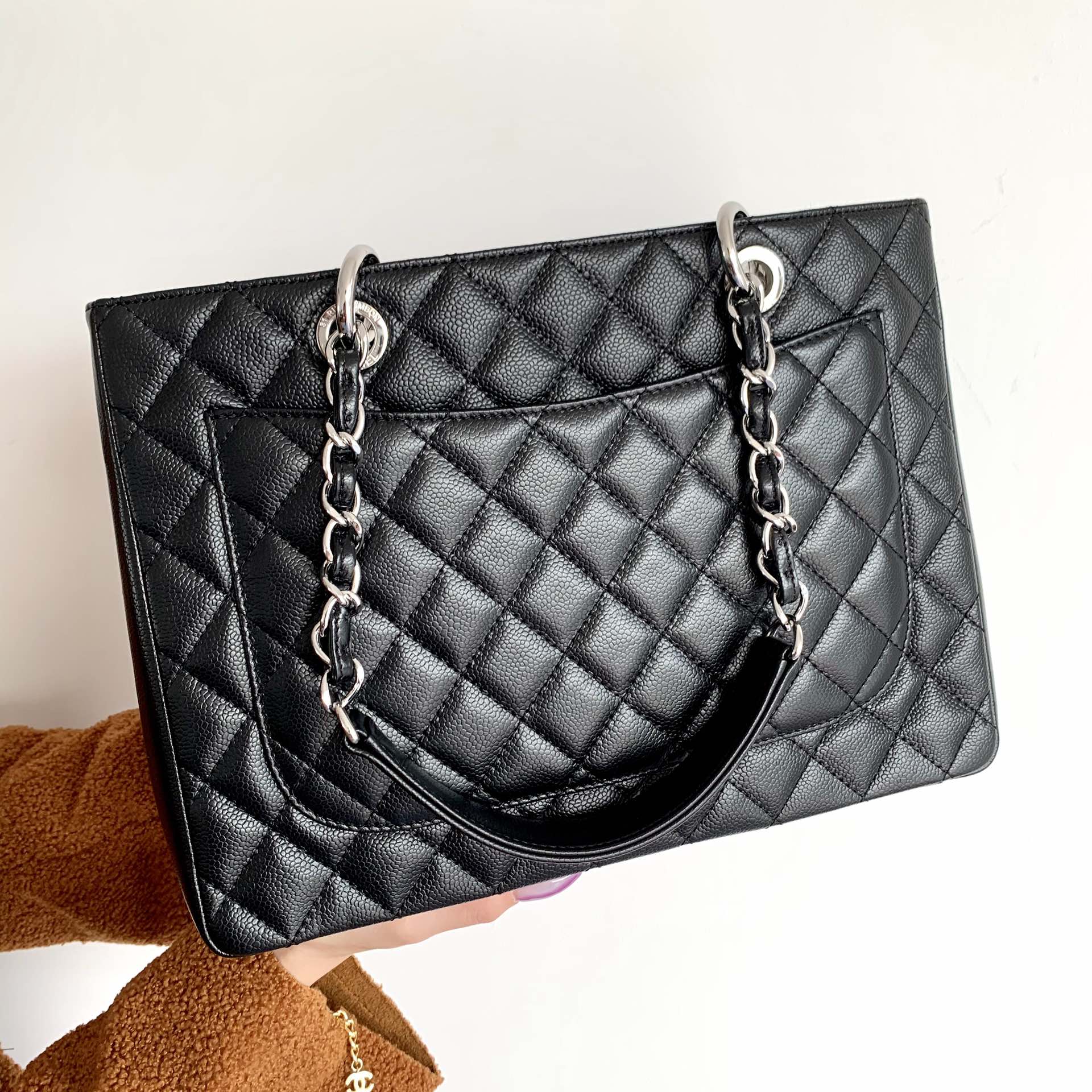 Ch@nel Grand Shopping Tote-34x24x12CM