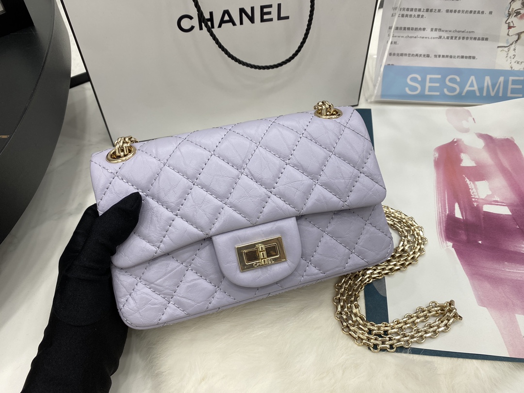 Ch@nel Reissue 2.55 Flap Bag -20CM