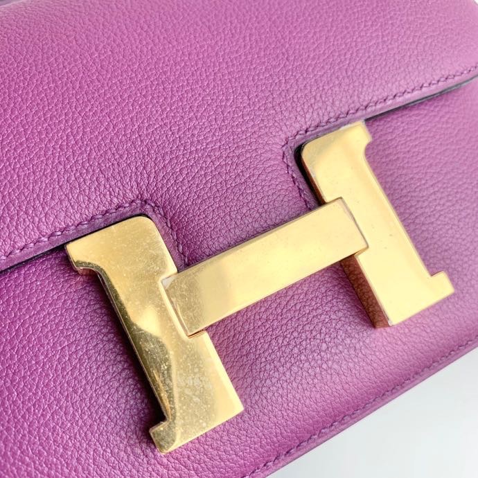 H**mes constance epsom leather-19cm