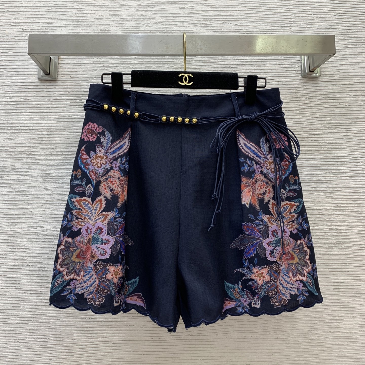 Zimmermann Floral Print Cotton-Linen Blouse & Pleated Pants Set